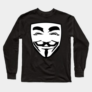 Anonymous Face Long Sleeve T-Shirt